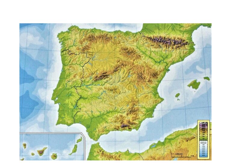 Relieve de la península ibérica